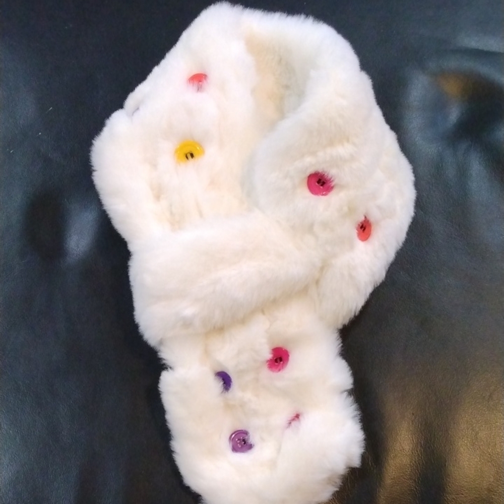 Halara White Cozy Scarf New
